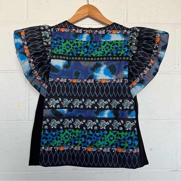 Kenzo x HM Multicolor Patterned Top-Size 6 - Picture 2 of 7